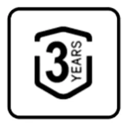 3 YEAR WARRANTY